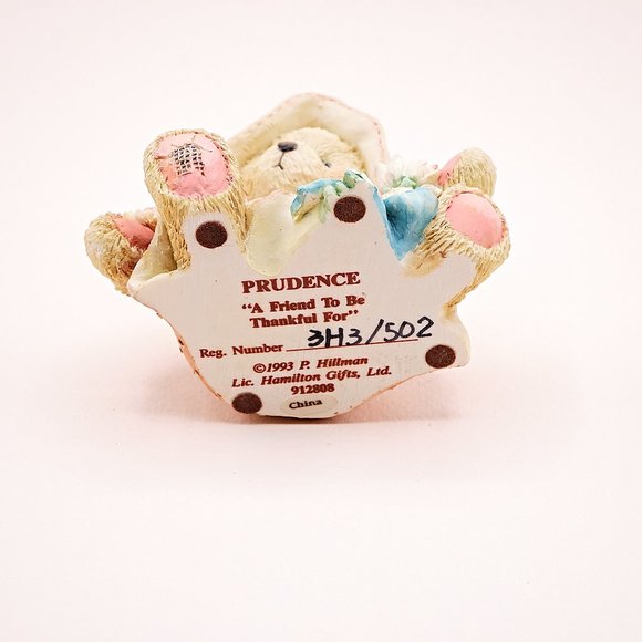 Cherished Teddies Figurines, Prudence, Teddy Bear Collectibles - Picture 6 of 10